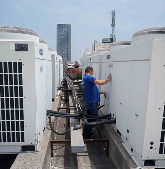 北关中央空调制热和不制冷系统维修方法